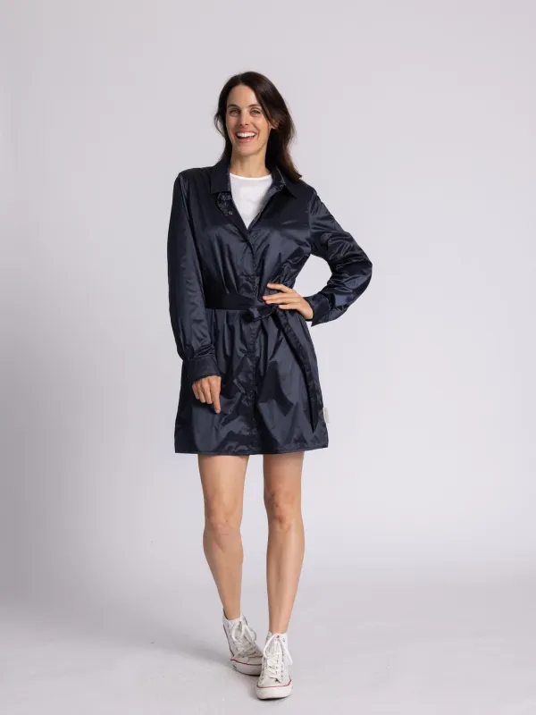 Hemdblusenkleid Satin light